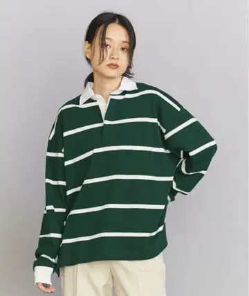 BEAUTY&YOUTH UNITED ARROWS 보더 라거 셔츠