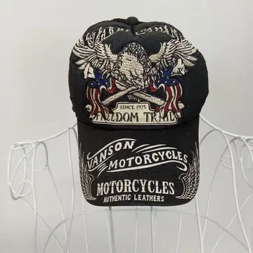 Vanson 블랙 메쉬 캡 프리 사이즈