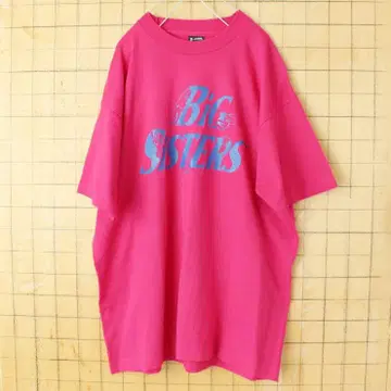 80년대 USA FRUIT OF THE LOOM 핑크 셔츠 XL ss31