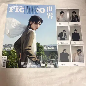 ZB1 리키 Figaro 표지 잡지 중국 트레이딩 카드