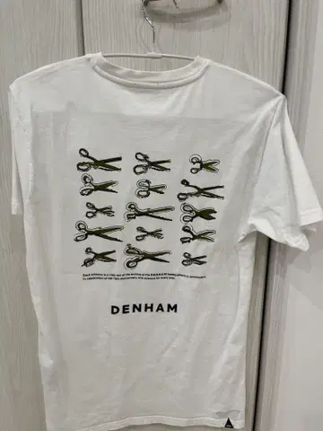 DENHAM 가위 그래픽 티셔츠