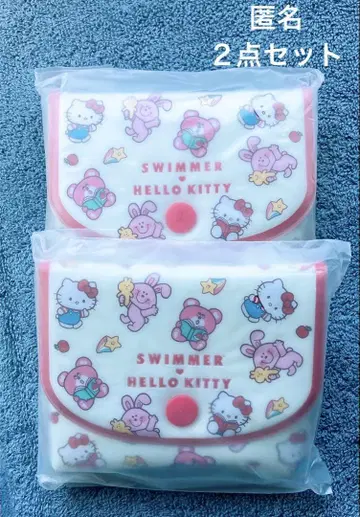 산리오 스위머 시크릿 미니 파우치 키티 2세트