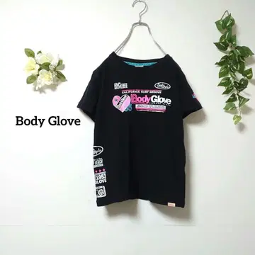 바디 글로브 반팔 티셔츠 로고 프린트 M