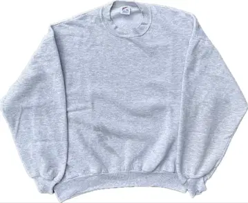 80s 90s Jerzees 무지 맨투맨 그레이 XL 사이즈