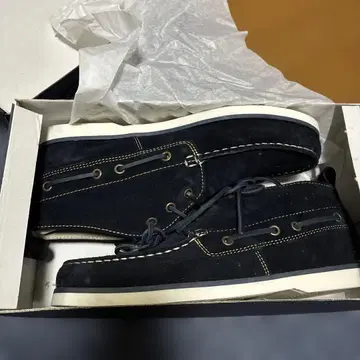 SHIPS SC. 스웨이드 캡토 모카신 42 네이비