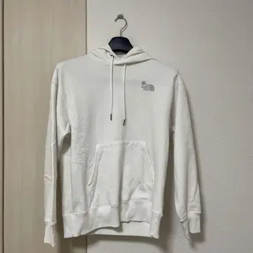 노스페이스 화이트 후드티