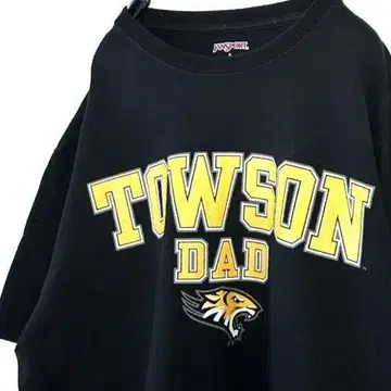 잔스포츠 TOWSON DAD 티셔츠 L 블랙 검정 구제 의류