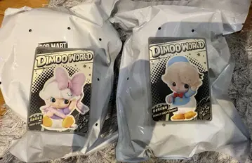 POPMART DIMOO WORLD 도날드&데이지 봉제 인형 펜던트