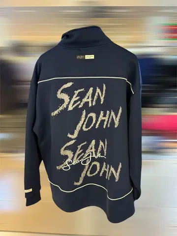 Sean John 네이비 저지 셋업