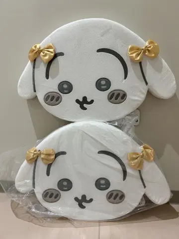 치이카와 (먼작귀) 저반발 쿠션 리본 토끼 2개 세트
