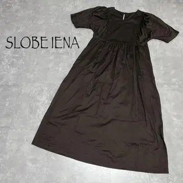 SLOBE IENA 개더 슬리브 릴랙스 원피스