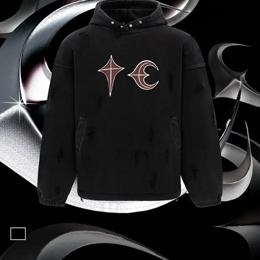 THUG CLUB | 떠그 클럽 Thug Club Rock Hoodie Black, new with