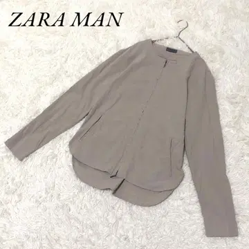 ZARA MAN 자라 블루종 자켓 코튼 S 베이지 남성용