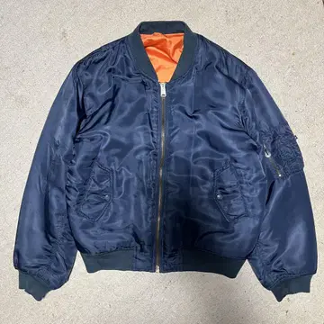 Fostex Garments 봄버 자켓 MA-1 네이비 L 사이즈