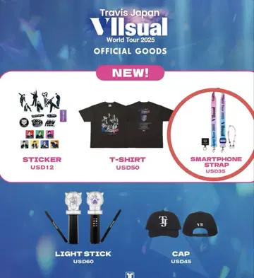 Travis Japan 왈츠 스트랩 트라자