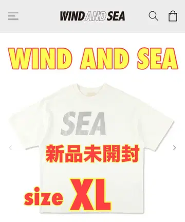 WIND AND SEA 티셔츠 XL 사이즈 화이트
