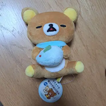 산엑스 리락쿠마 봉제 인형 눈 토끼
