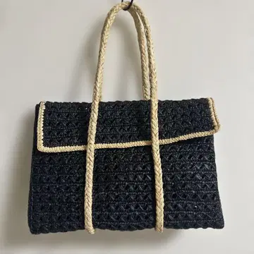 MAISON N.H PARIS 바스켓백 블랙