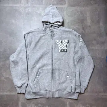 미사용 90s Vans Zip 후드티 헤더 그레이 L 후디 반스