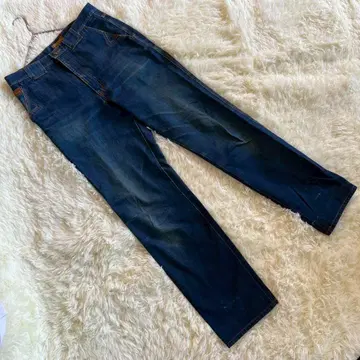 양품 [LANCEL] 데님 청바지 백 포켓 와펜 35