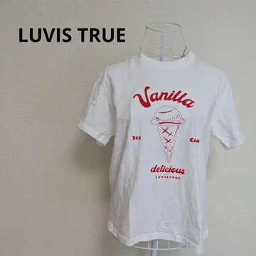 LUVIS TRUE 프린트 반팔 티셔츠 아이스크림 한국 F