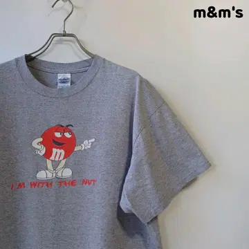m&m's 엠앤엠즈 캐릭터 티셔츠 레드
