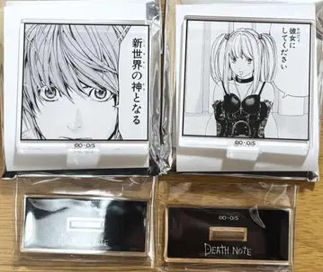 DEATHNOTE 야가미 라이토 아마네 미사 트레이딩 코마 아크릴 스탠드