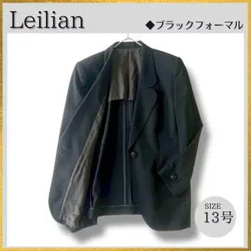 [빅 사이즈 13호] Leilian 블랙 포멀 울 재킷