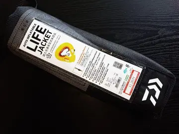 다이와(DAIWA) 팽창식 구명 조끼 허리 타입 블랙