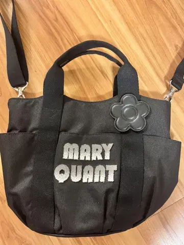 MARY QUANT 블랙 숄더백