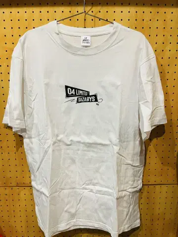 04 Limited Sazabys 미스터리 투어 티셔츠 화이트 XL