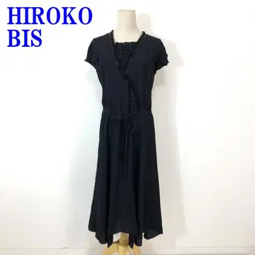 히로코비스 롱 기장 원피스 블랙 레이온 폴리에스테르 11 C3860