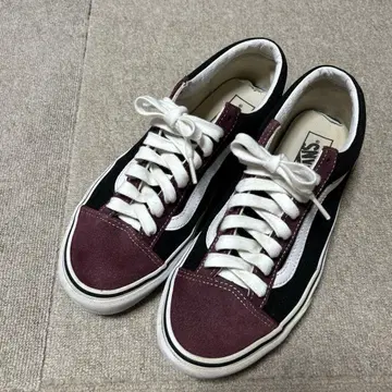 레어 VANS 반스 스웨이드 스니커즈 남성용 구제 의류 아메카지 27cm