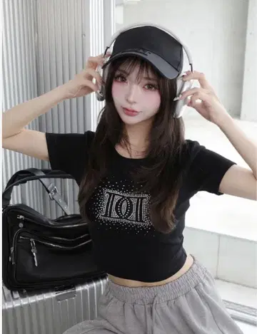 Darich 샤이니 DD 로고 컴팩트 티셔츠