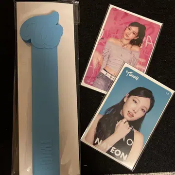 TWICE THIS IS FOR 부채 그립 커버 나연 트레이딩 카드 포함