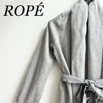 ROPE 로페 가운 코트 얇은 소재 여성용 리본 롱 기장