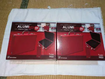 ALUMI RED 아타셰 케이스 B5 사이즈 레드 2개 세트
