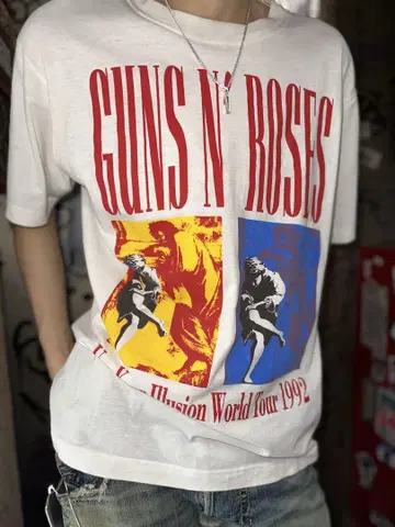 GUNS N' ROSES 1992 월드 투어 티셔츠