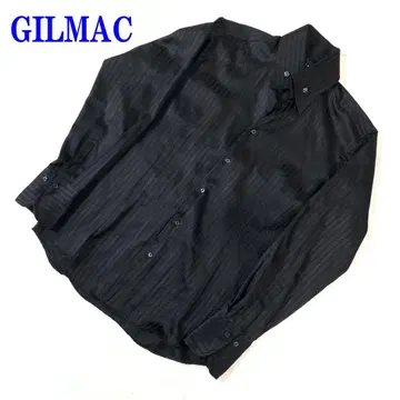 GILMAC 길맥 긴팔 셔츠 블랙 폴리에스테르 100% M C3883