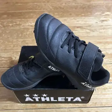 ATHLETA Jr. VC 블랙 신발 19.0cm