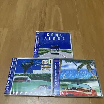 새상품 야마시타 타츠로 COME ALONG 3장 세트