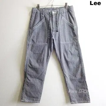 새상품급 Lee 이지 베이커 크롭 팬츠 [M] 얇은 소재 히코리