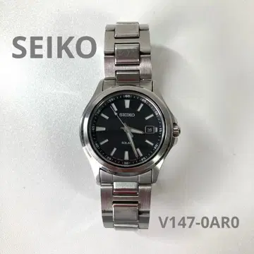 [ 작동품 ] SEIKO 솔라 손목시계 V147-0AR0