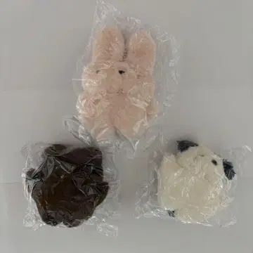 알몸의 동물들 가챠가챠 토끼, 고양이, 곰 세트