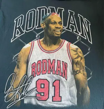 데니스 로드먼 Dennis rodman 티셔츠 남성용 L