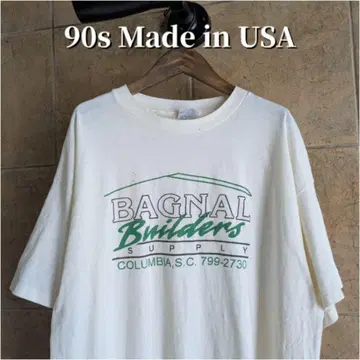 90s USA제 BAGNAL 기업 티셔츠 싱글 스티치 XL