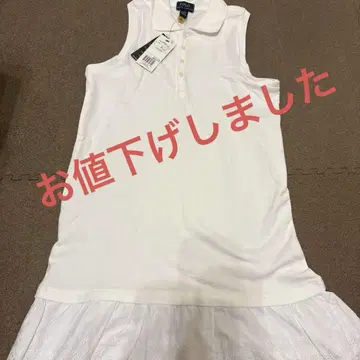 Polo Ralph Lauren 슬리브리스 피케 셔츠 XL 화이트