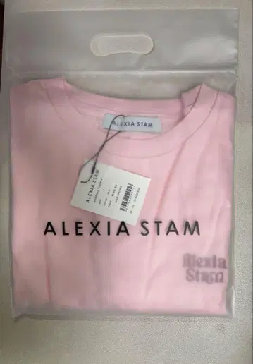 ALEXIA STAM 핑크 티셔츠