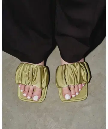 todayful Satin Gather Sandals