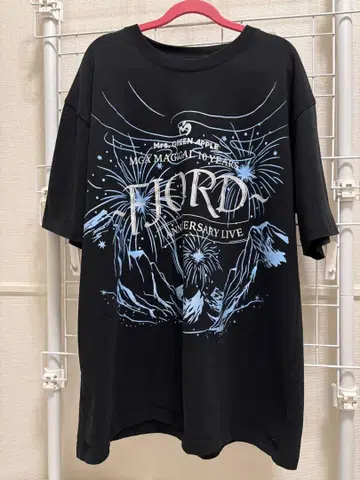 미세스 그린 애플 FJORD 글리터 티셔츠 XL